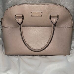 Kate Spade Taupe Leather Satchel